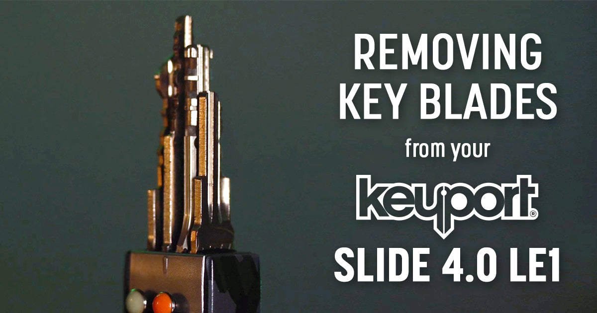 How to Remove Key Blades from your Keyport Slide LE1