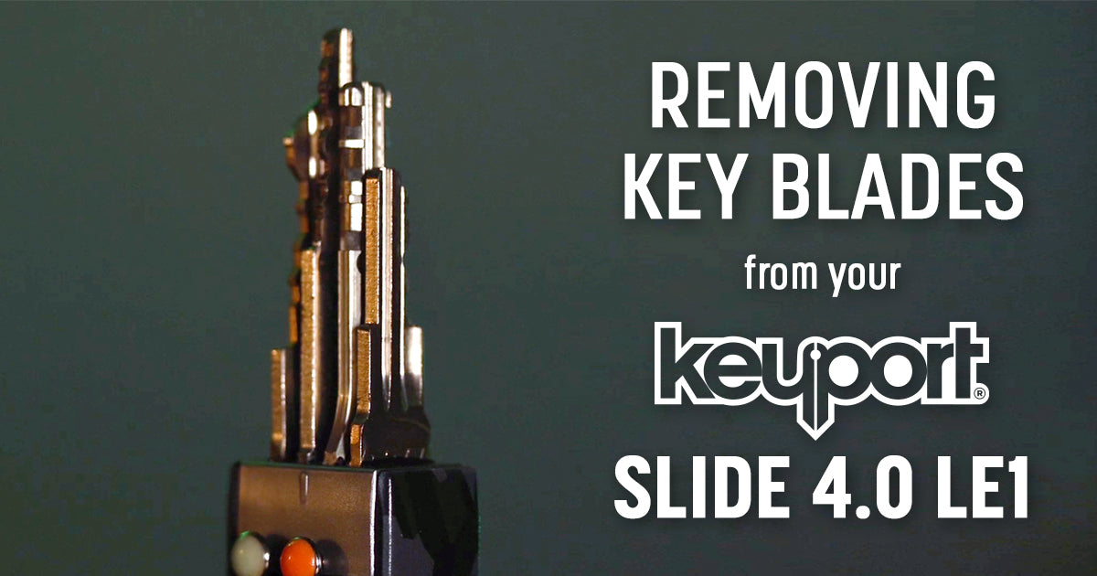 How to Remove Key Blades from Your Keyport Slide LE1 The Easy Way