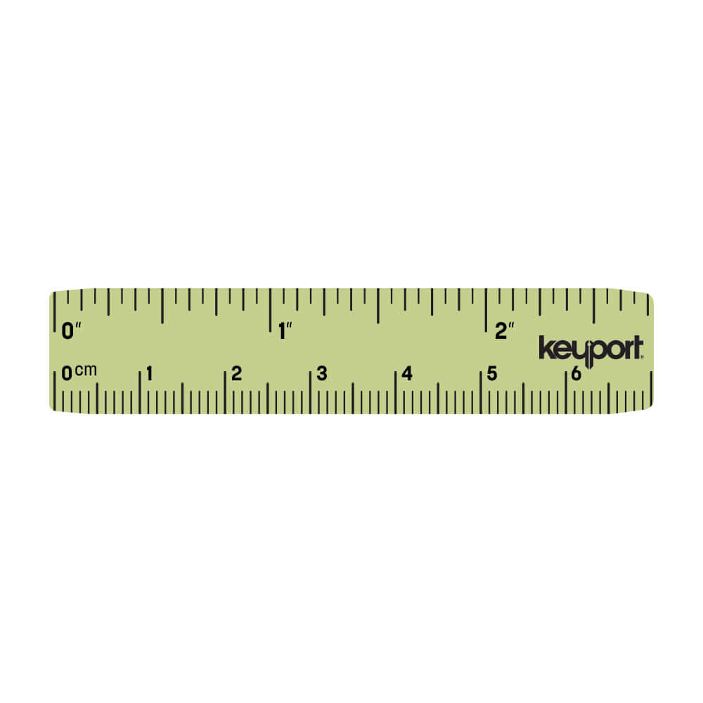 Glow-in-the-Dark Ruler Faceplate Scale for Keyport Pivot, Slide, or Anywhere Tools on white background