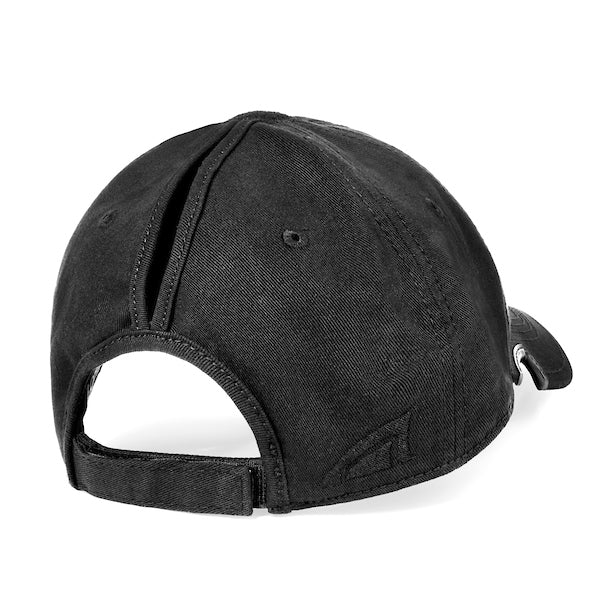 Rear view of a Keyport Anywhere Tools compatible Notch Classic Adjustable Black Ponytail Operator Cap