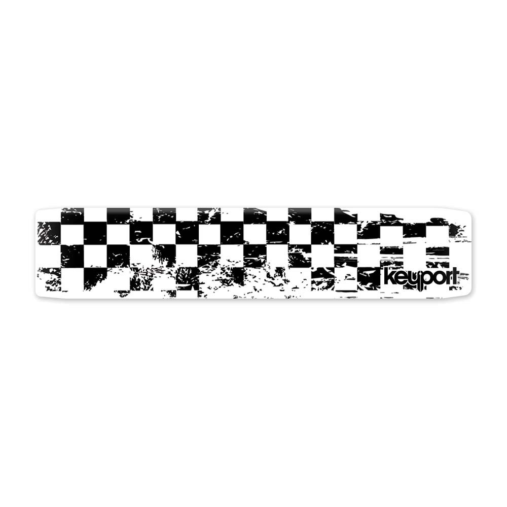 Checkered Racing Flag Faceplate Scale for Keyport key organizers and keychain multi-tools – customizable EDC accessory.