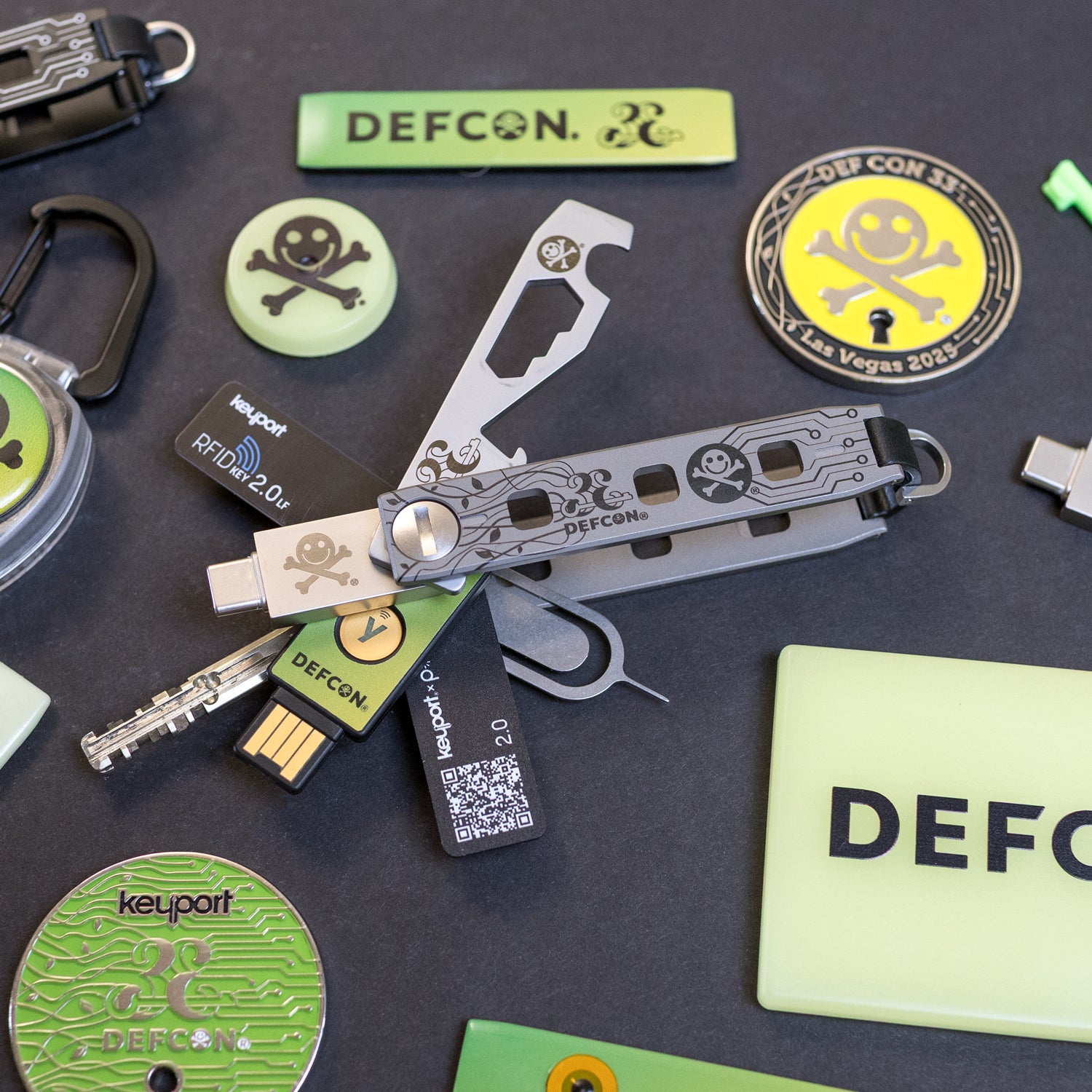 DEF CON 33 Keyport Pivot 2.0 - Titanium