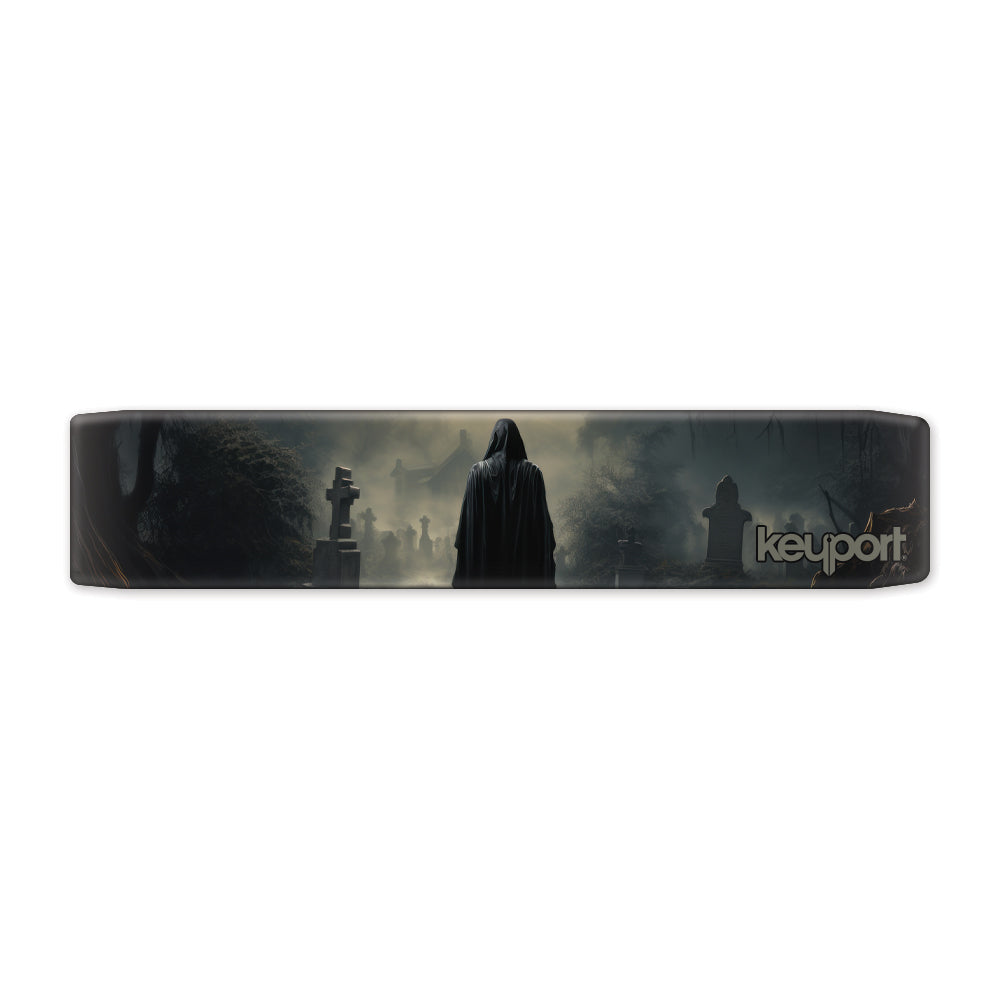 Keyport Faceplate with a spooky graveyard scene for Halloween