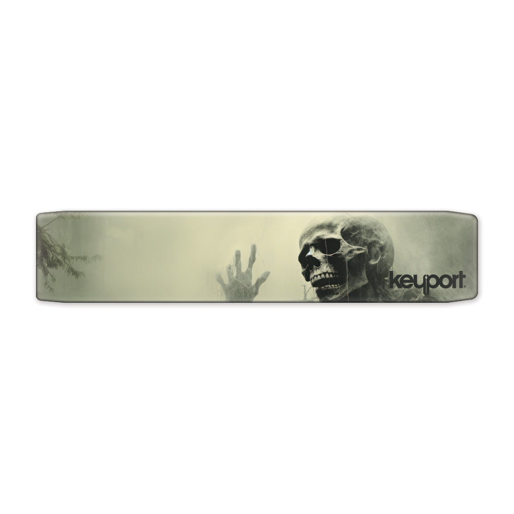 Keyport Faceplate featuring a skeleton in a wave pattern for Halloween