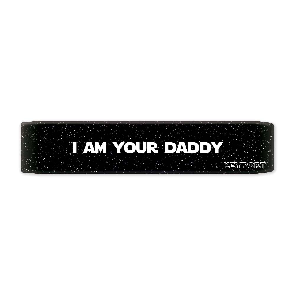 Keyport Faceplate with an intergalactic theme and I am your daddy text