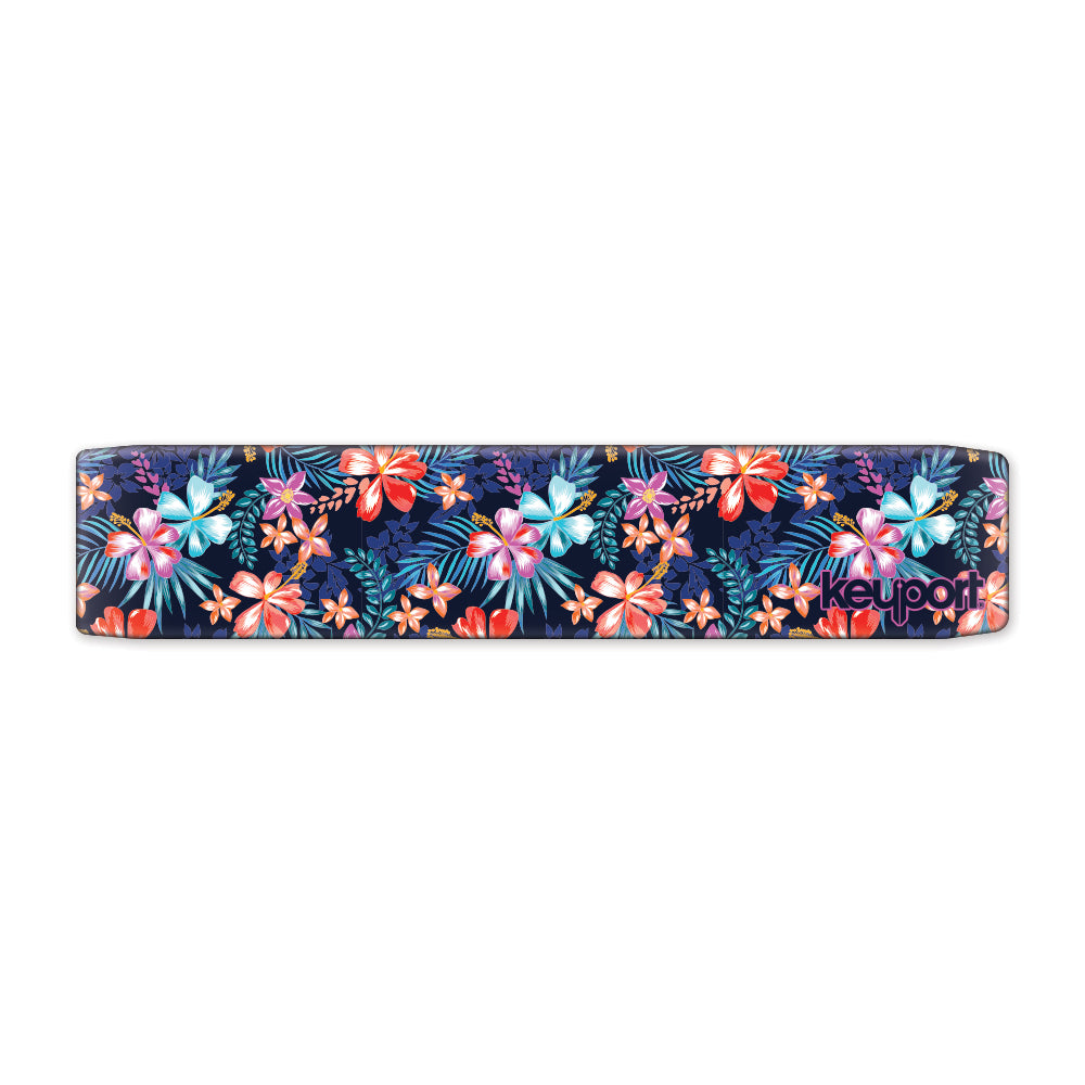 Keyport Faceplate with a vibrant Kauai flowers design in tropical colors