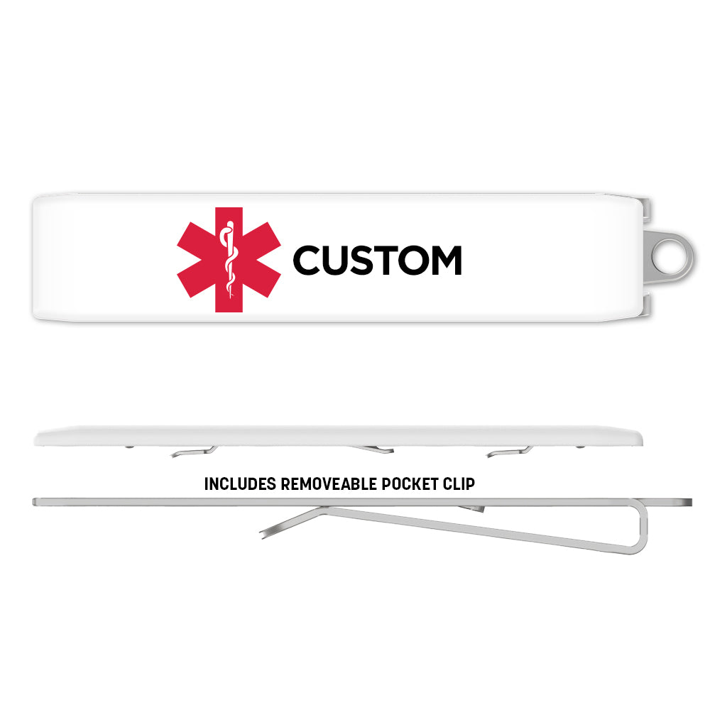 Medical Alert Clip - CUSTOM