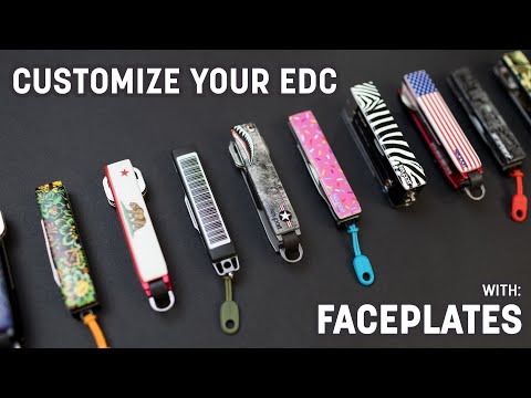 Video guide: How to customize your EDC with Keyport key organizers and keychain multi-tools using Faceplate Scales.