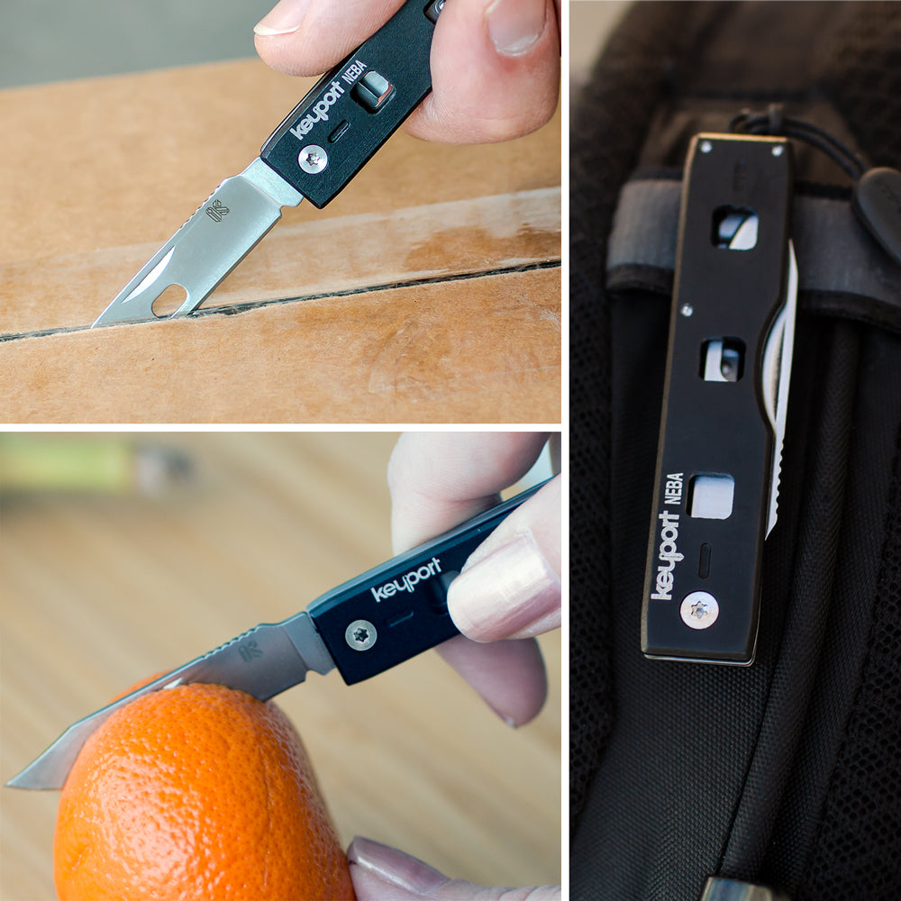 It slices. It dices. The Keyport NEBA Knife Module is the ideal everyday carry mini pocketknife for all your daily adventures