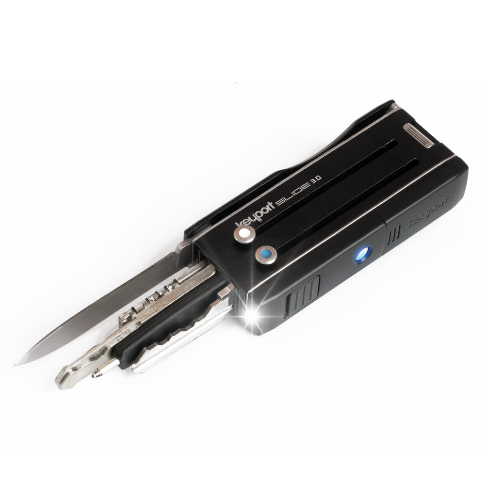 Black Keyport 4-port Slide 3.0 with Pocketknife Module