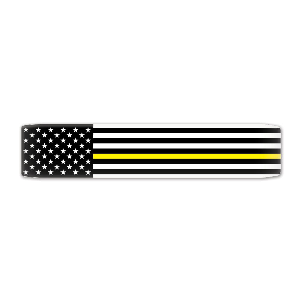 First Responder - Security - Thin Yellow Line Faceplate (on White)