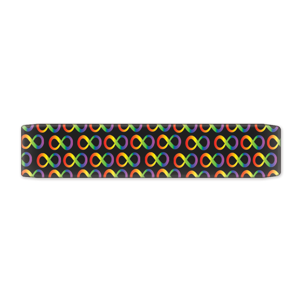 Keyport Faceplate supporting autism neurodiversity awareness with colorful puzzle pieces