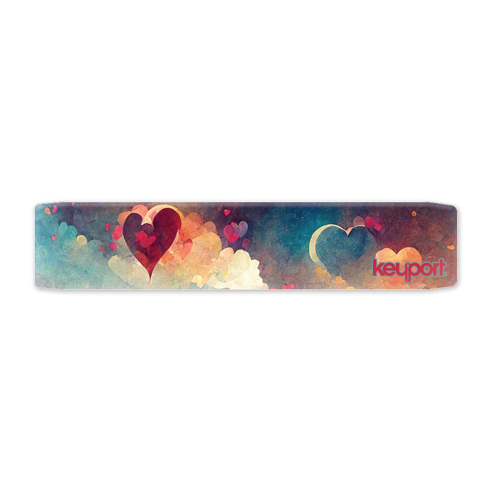 Keyport Faceplate showing hearts in the clouds