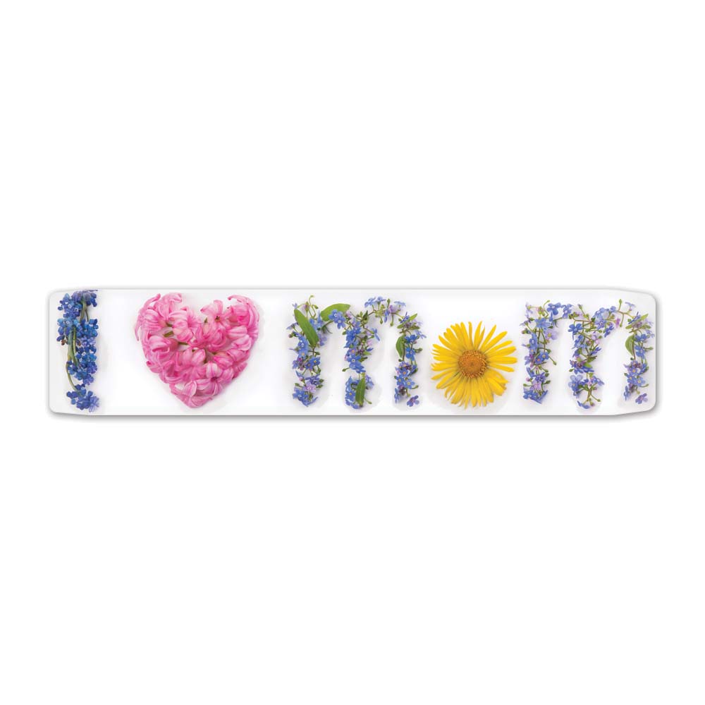 Keyport Faceplate with I Love Mom design