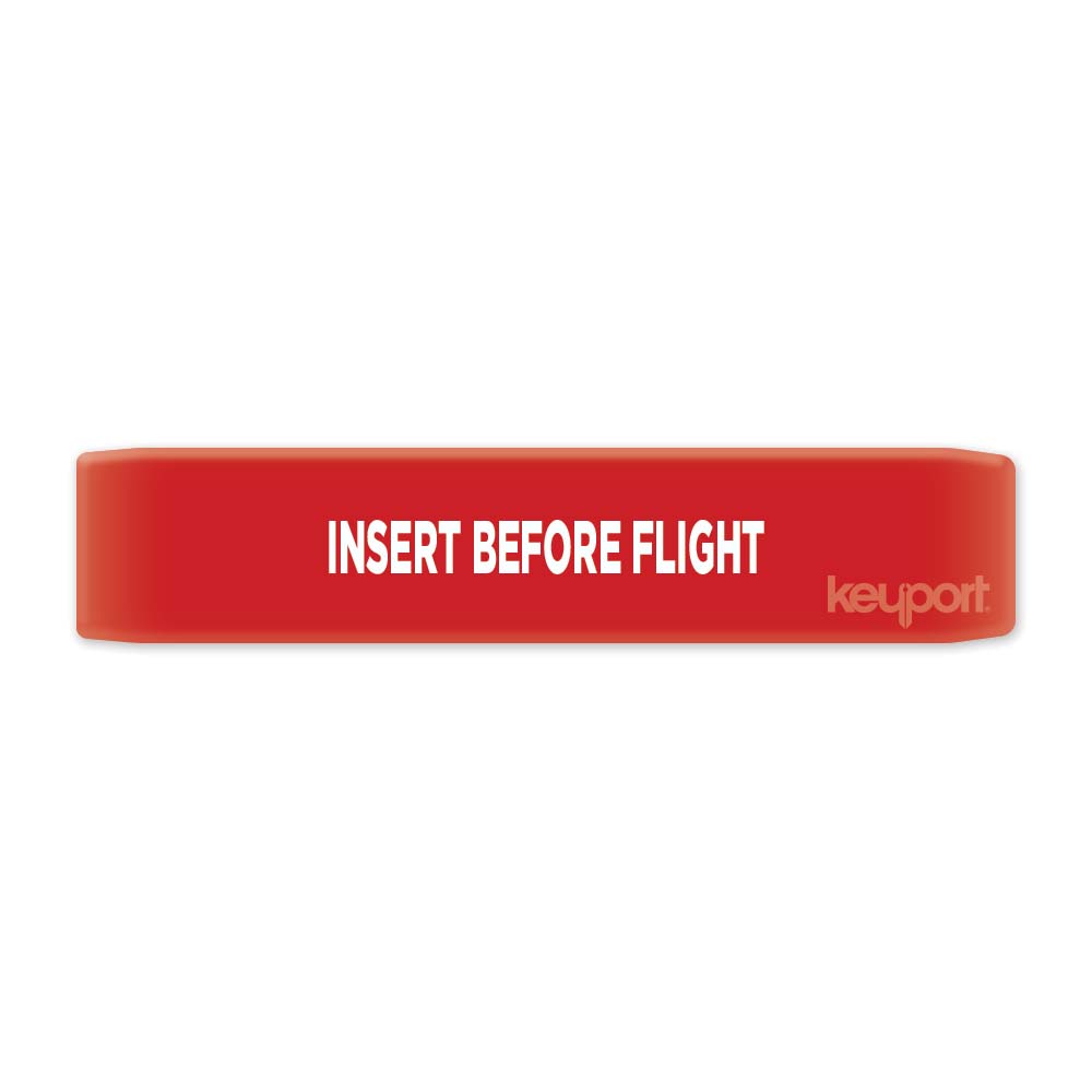  Keyport Faceplate with Insert Before Flight text