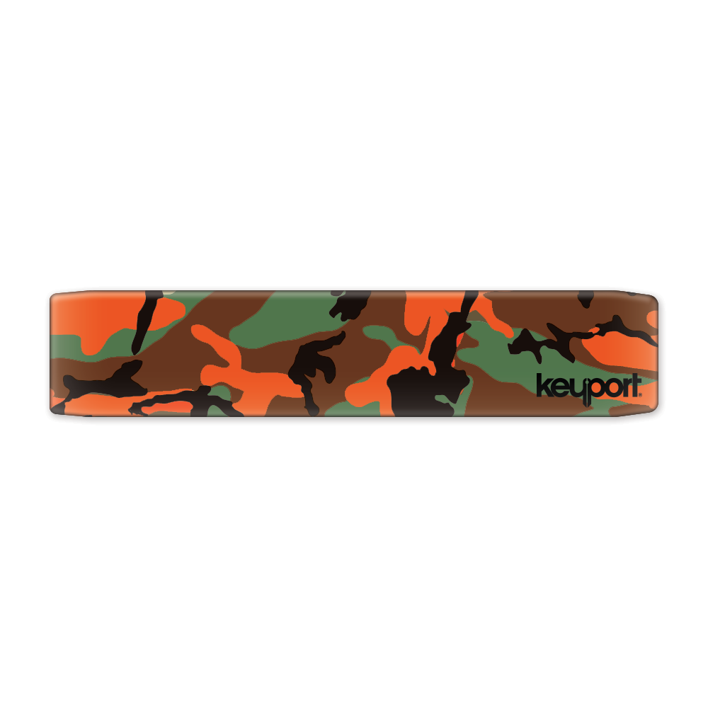 Orange Woodland Camo Faceplate | Hunter Side Plate | Keyport