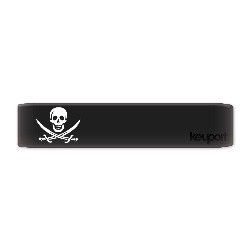 Keyport Faceplate featuring a pirate skull with crossed cutlasses design