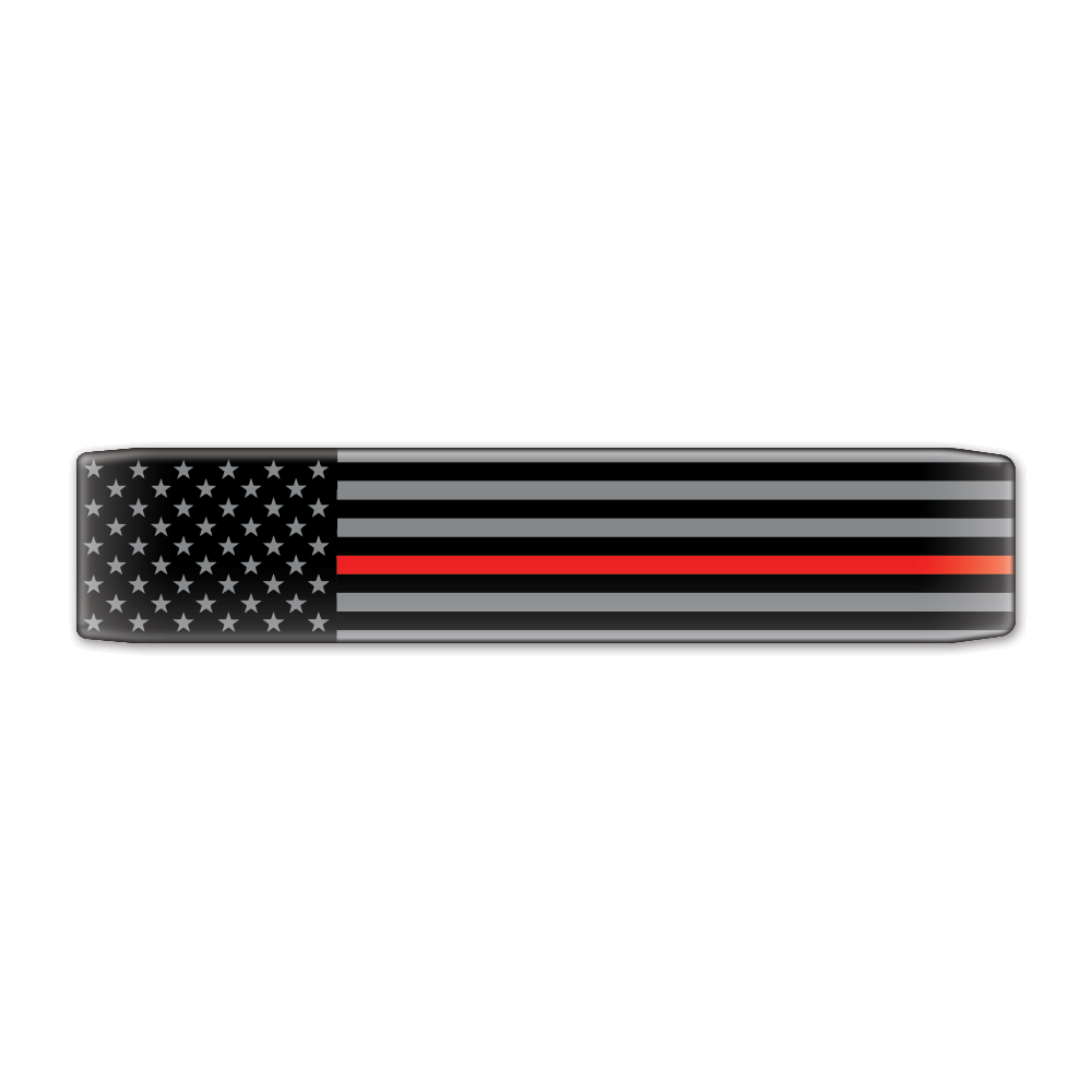 Keyport Faceplate with a thin red line on gray background