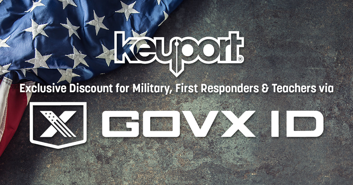 Keyport is proud to partner with GovX ID to offer an exclusive discount to military, first responders, government employees, and teachers.
