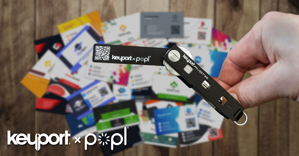 Popl x Keyport Digital ME Key NFC enabled digital business card