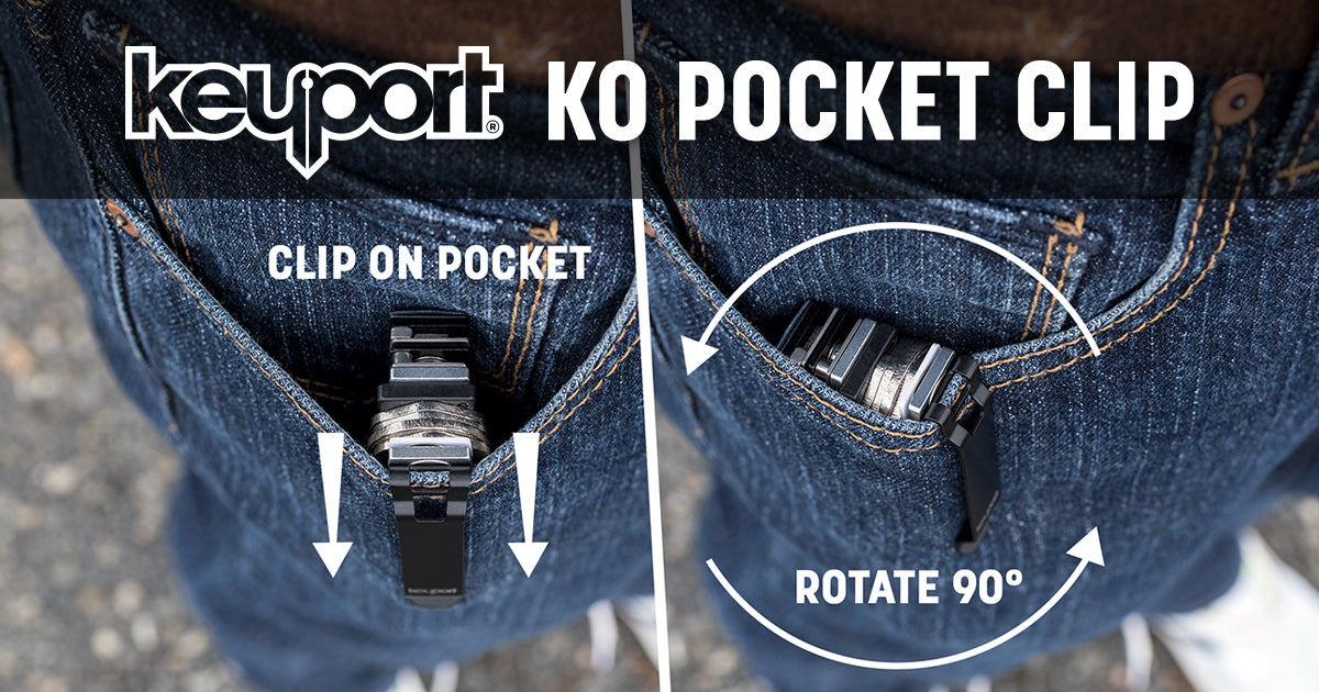 Keyport KO (Key Organizer) Pocket Clip Assembly Instructions