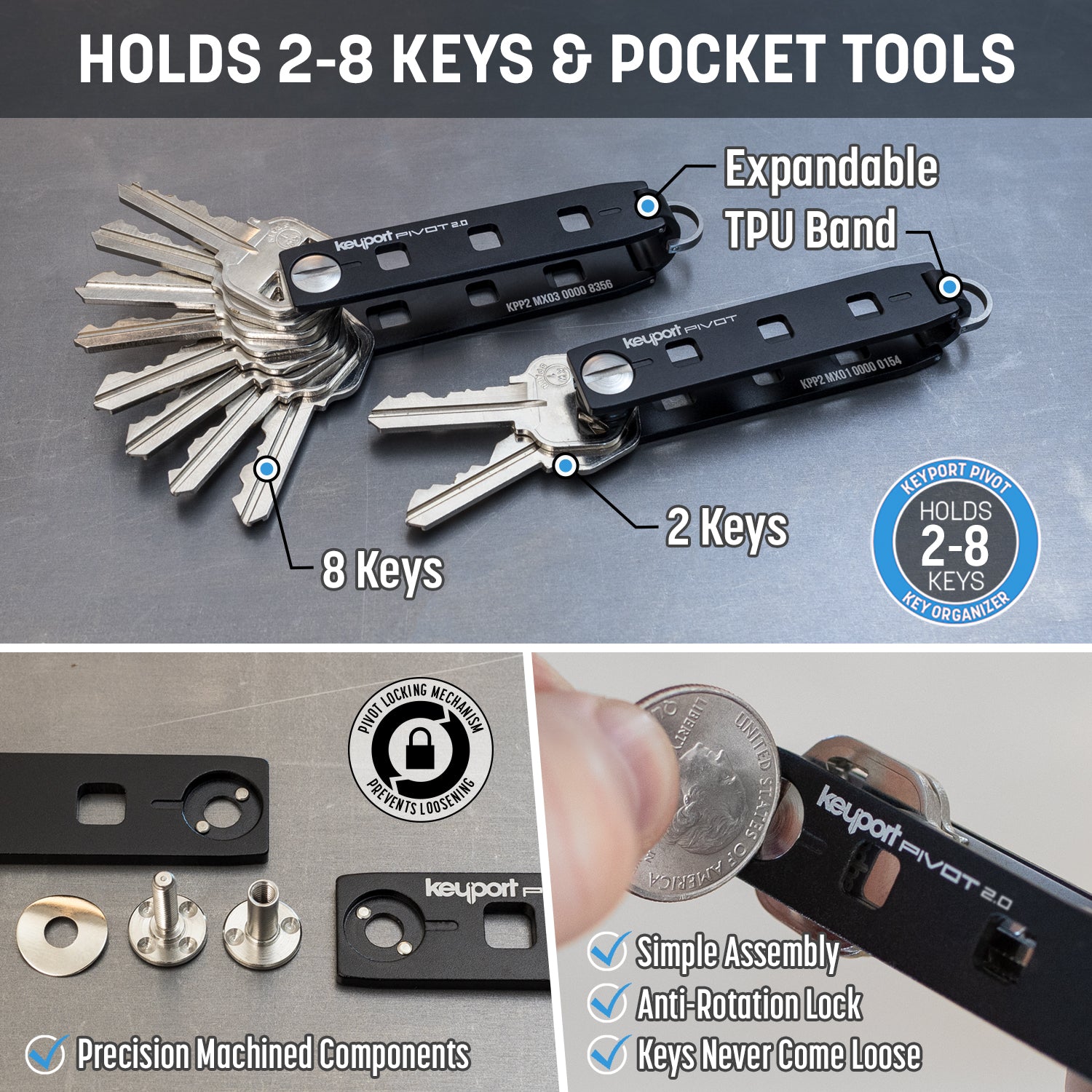 Keyport Pivot 2.0 Essential Plus Kit