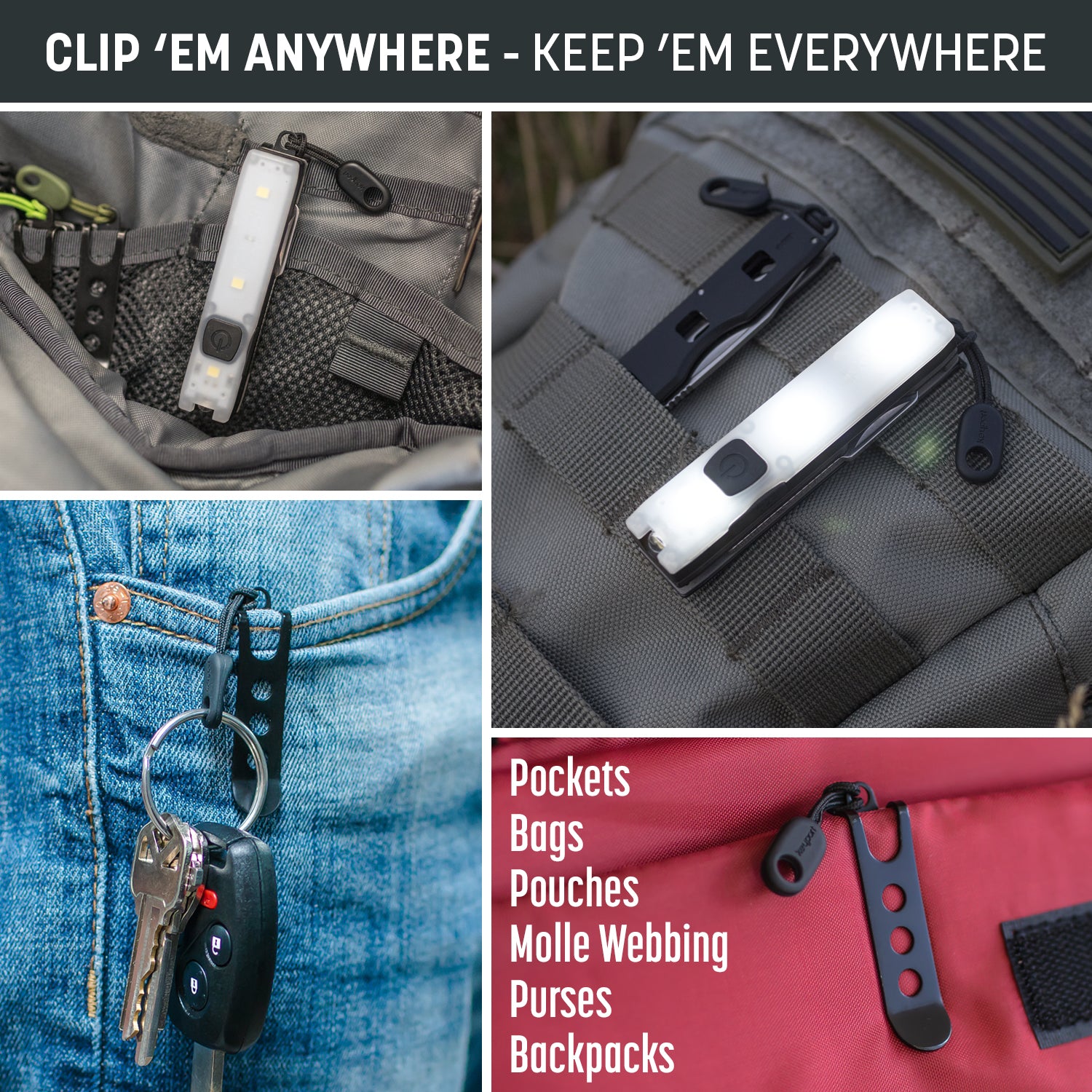 EDC Keychain Tool 🔦🛠️ Keyport Utility Plus Kit