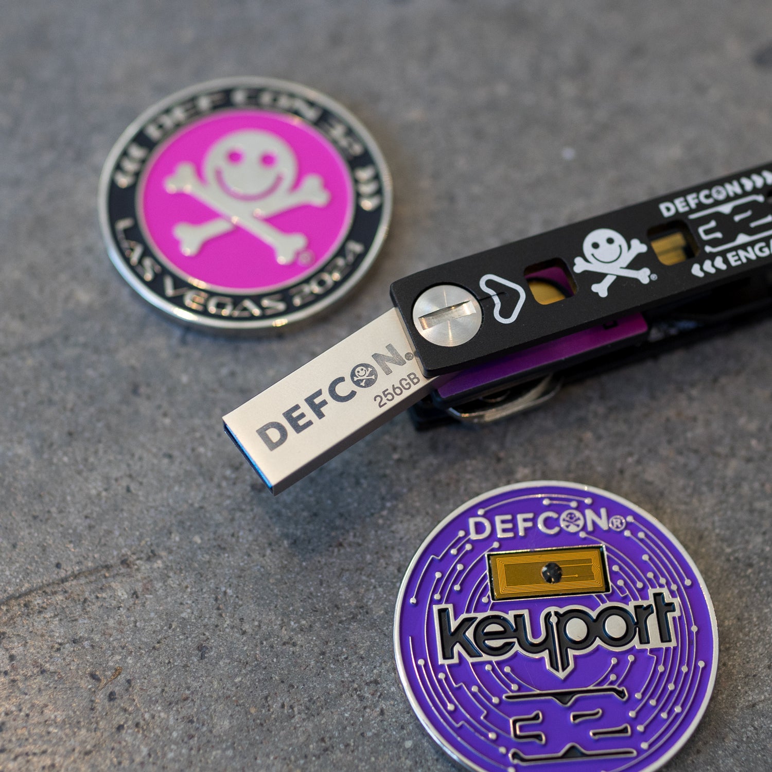 USB 3.0 Flash Drive Insert with Metal Casing - DEF CON