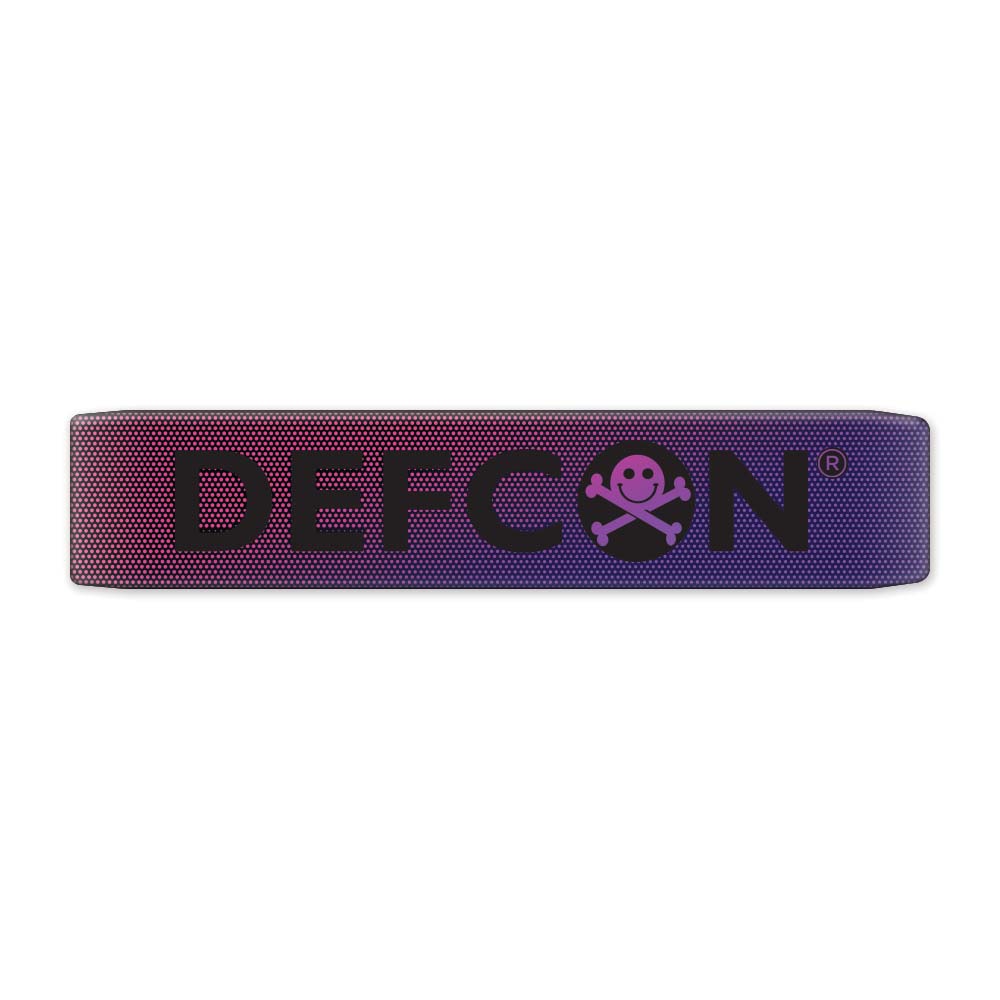 DEF CON Cyberpunk Logo Faceplate