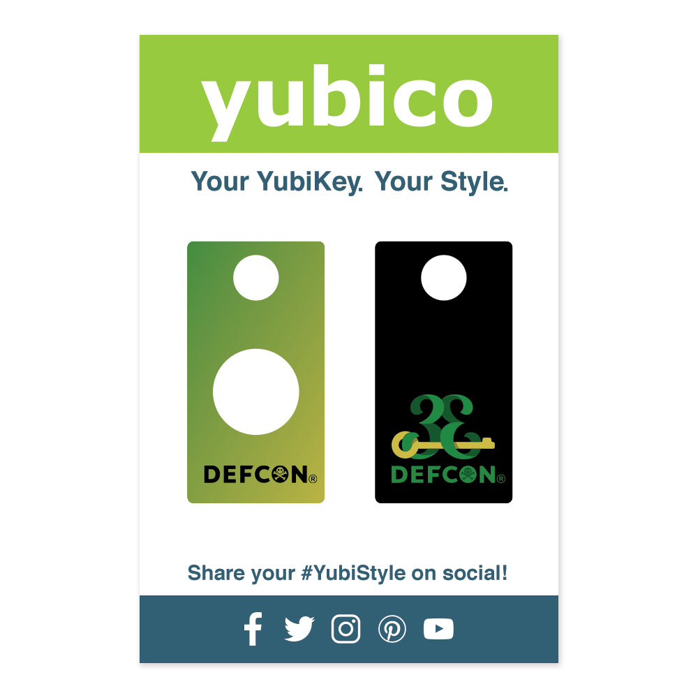 Def Con Style DEF CON 33 YubiStyle Cover for YubiKey | Keyport x Yubico