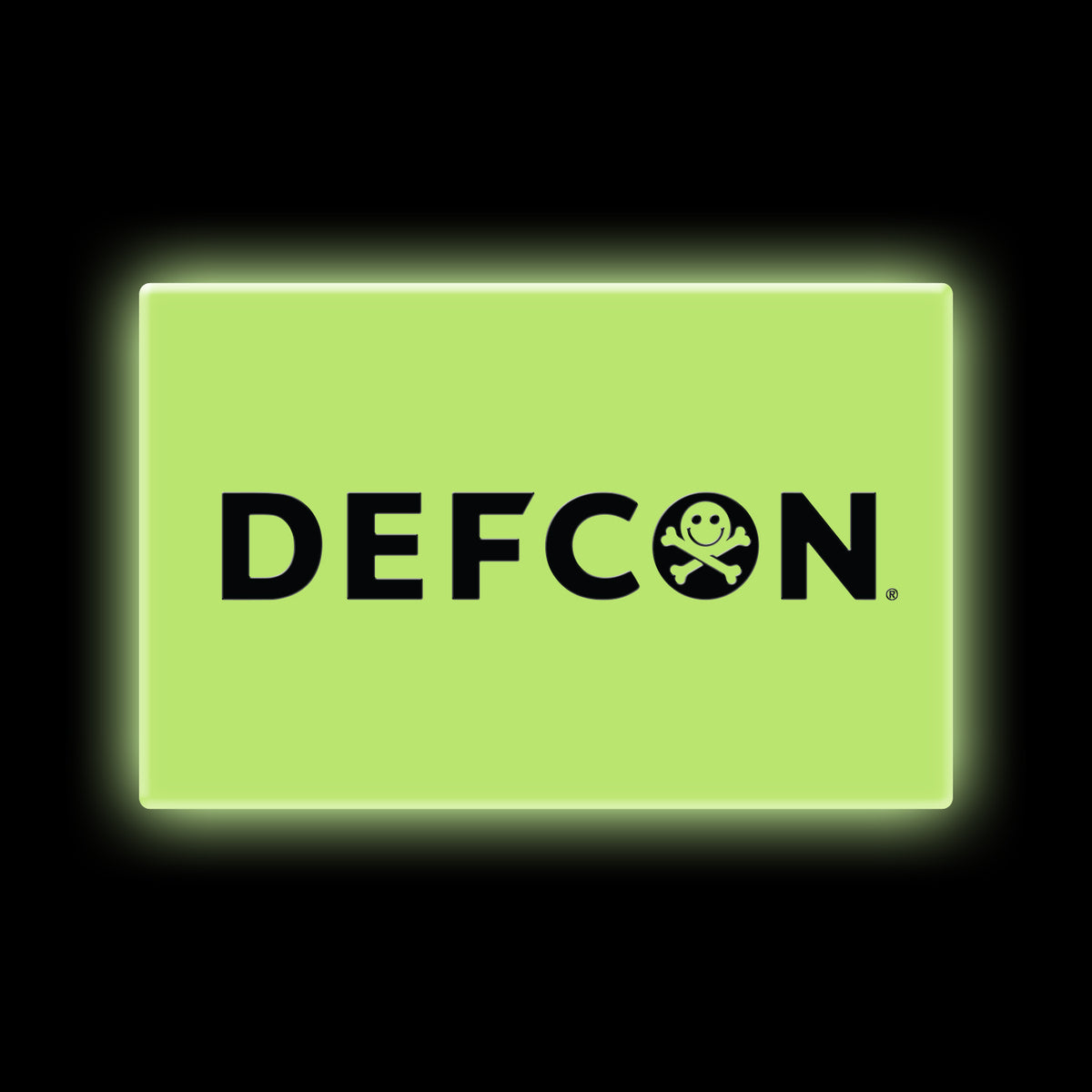 DEF CON Glow-in-the-Dark Morale Patch | Green Embrite™