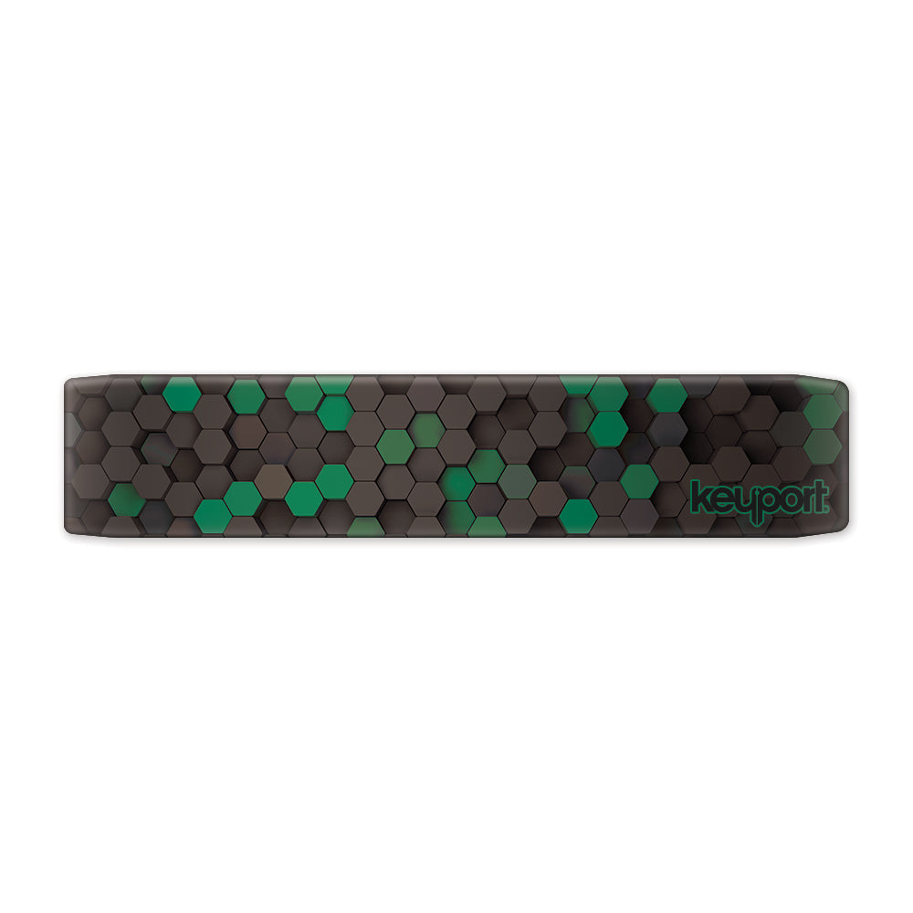Green 3D Hex Faceplate Scale