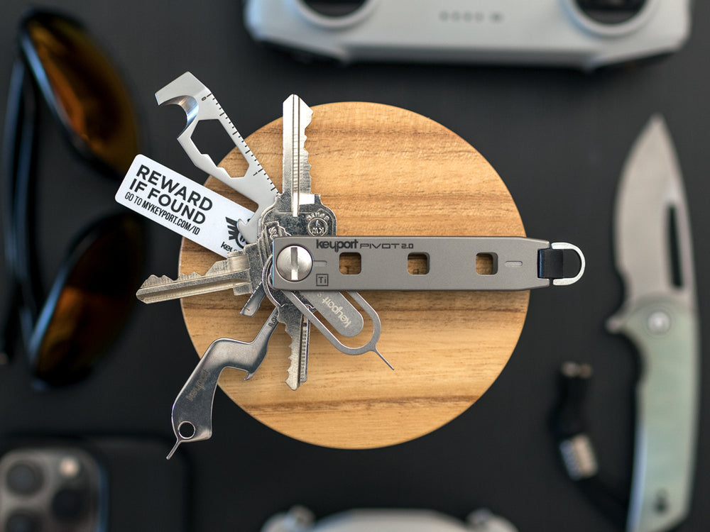 Keypot Best Key Organizer, Key Holder & Keychain Multi-Tool | Keyport
