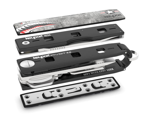 Keypot Best Key Organizer, Key Holder & Keychain Multi-Tool | Keyport