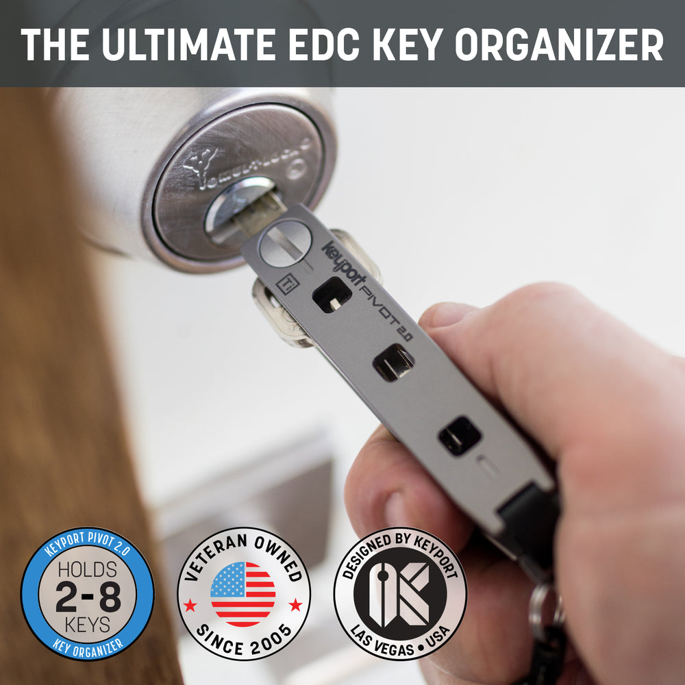 Titanium Pivot 2.0 - EDC Key Organizer | Keyport