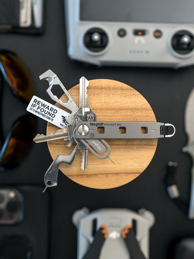 Red Aluminium Key Holder Keyring Swiss Army MultiTool EDC Red Aluminium Key Holder Keyring Swiss Army MultiTool EDC