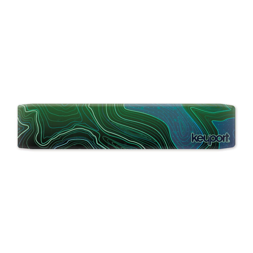 Terra Verde Topo Faceplate Scale – Green Terrain-Inspired Key Organizer Accessory