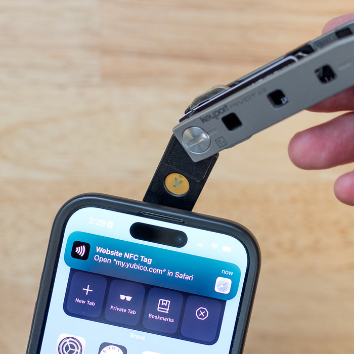 Nfc Adapter YubiKey NFC Adapter - 3D Printed | Designed for Keyport Pivot