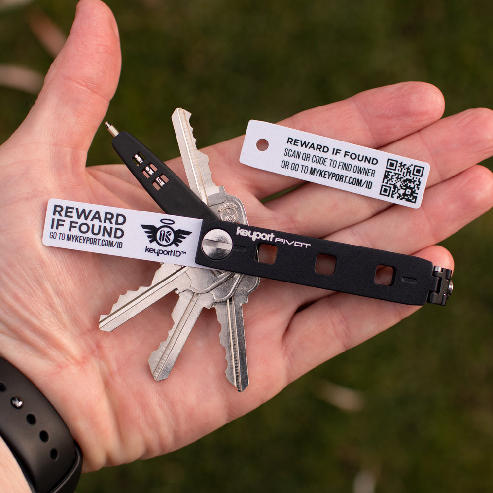 Keyport Pivot includes a FREE 2-year subscription to KeyportID lost and found recovery service
