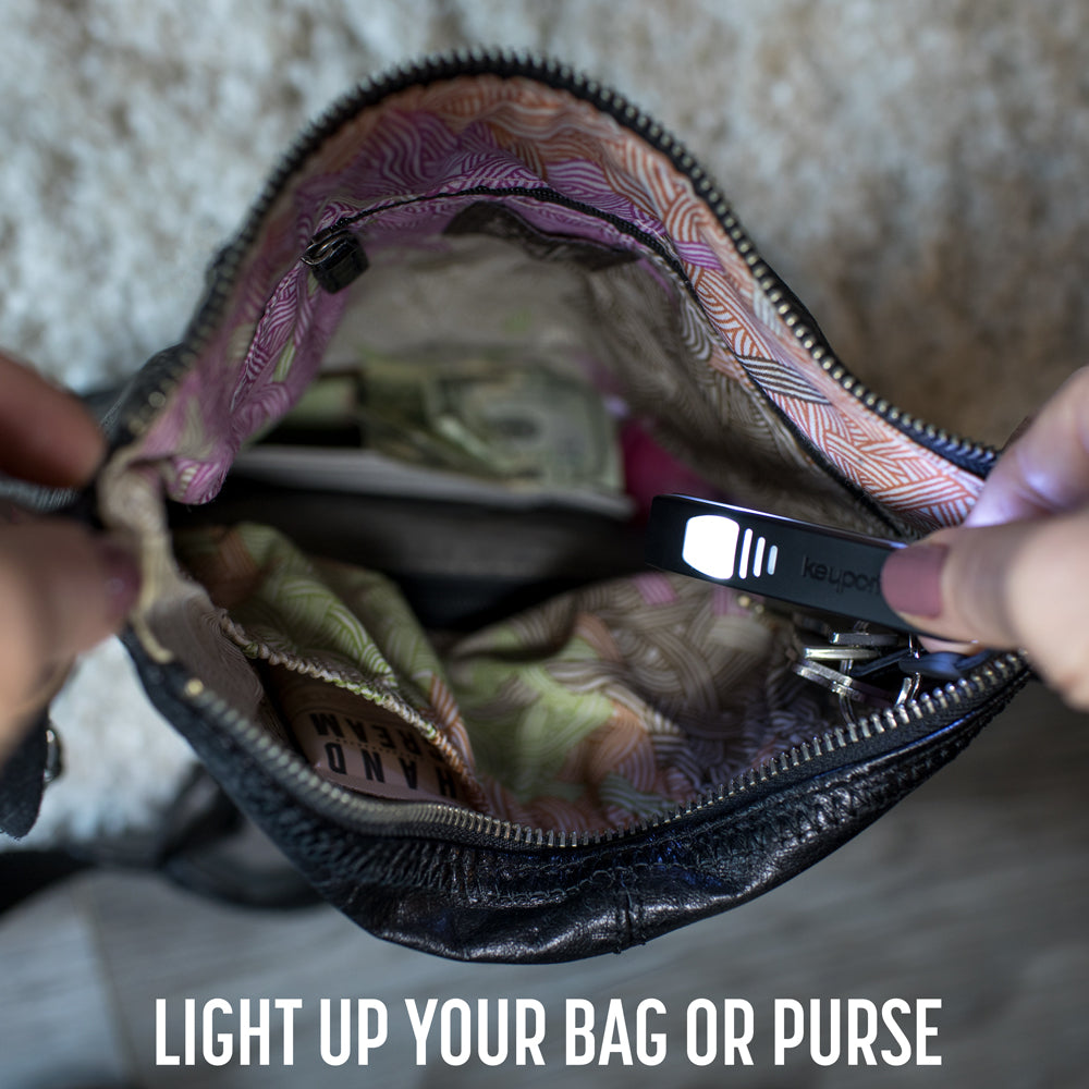 Keyport Pocket Flare lights up a purse for easy access in the dark