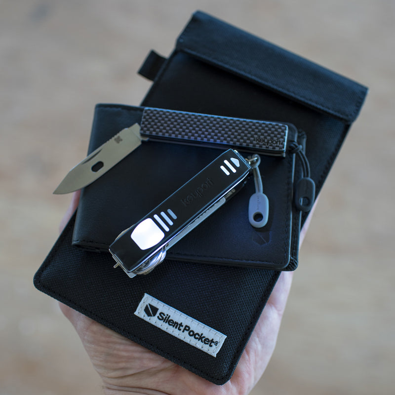 Signal Proof RFID Shielding Key Fob Guard from Silent Pocket