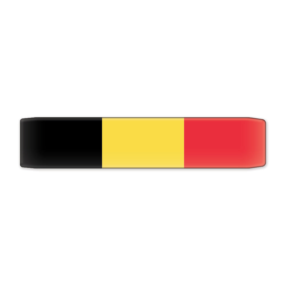 Keyport Faceplate featuring the Belgium flag design
