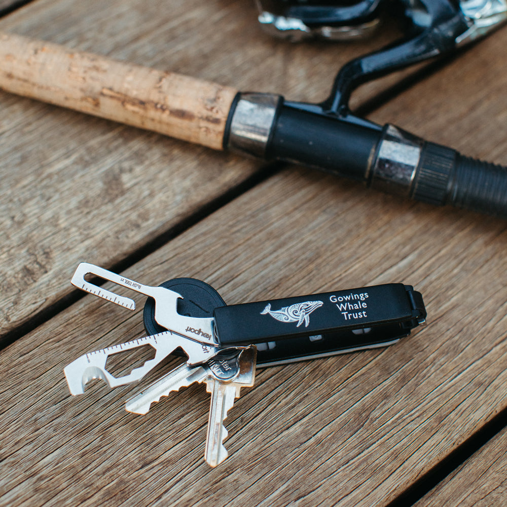 Keyport Faceplate with Gowings Whale Trust logo pivot