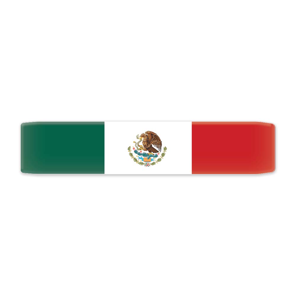 Keyport Faceplate featuring the Mexico flag design with green