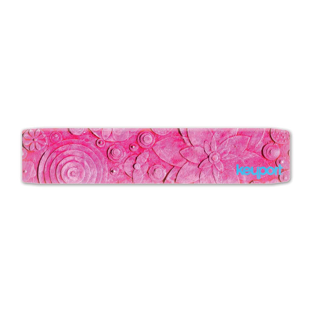 Keyport Faceplate with a pink flower design