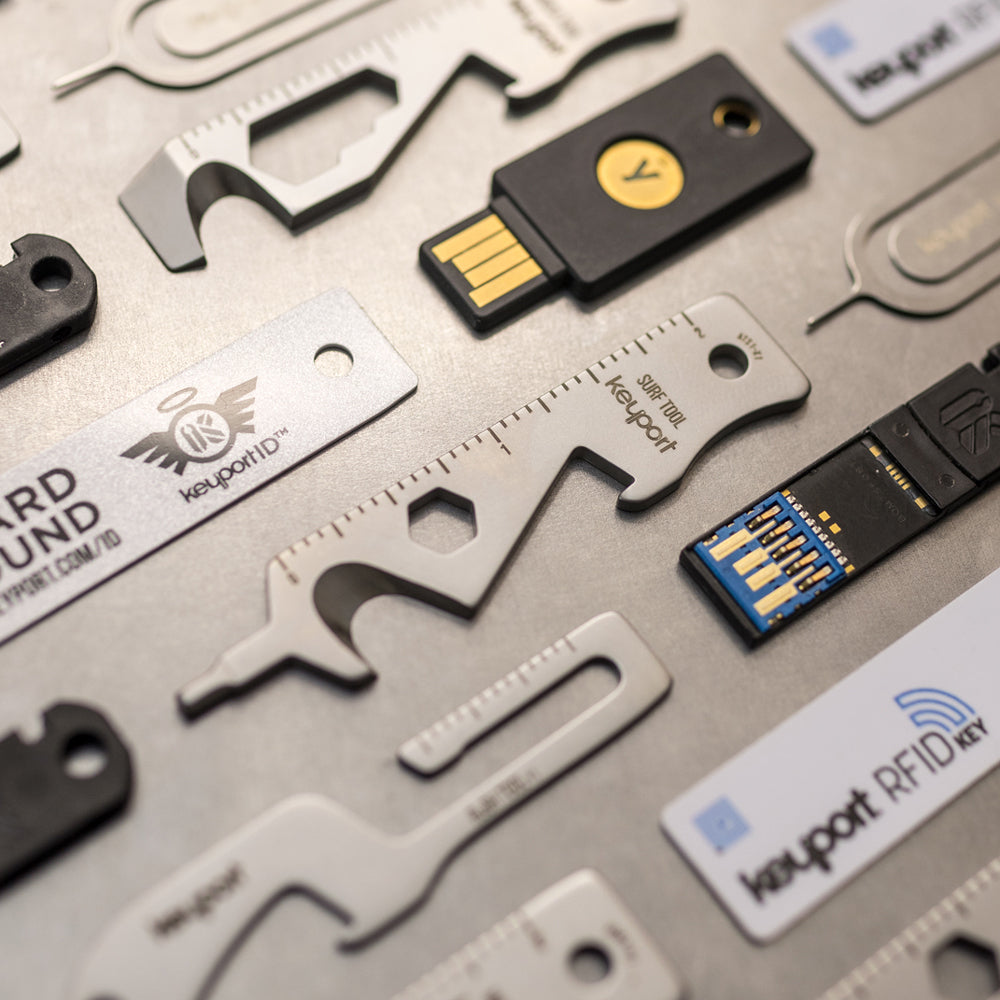 Custom Fin Key Tool Surf Tool | Surf Fin Key | Multi-Tool for Surfers | Keyport