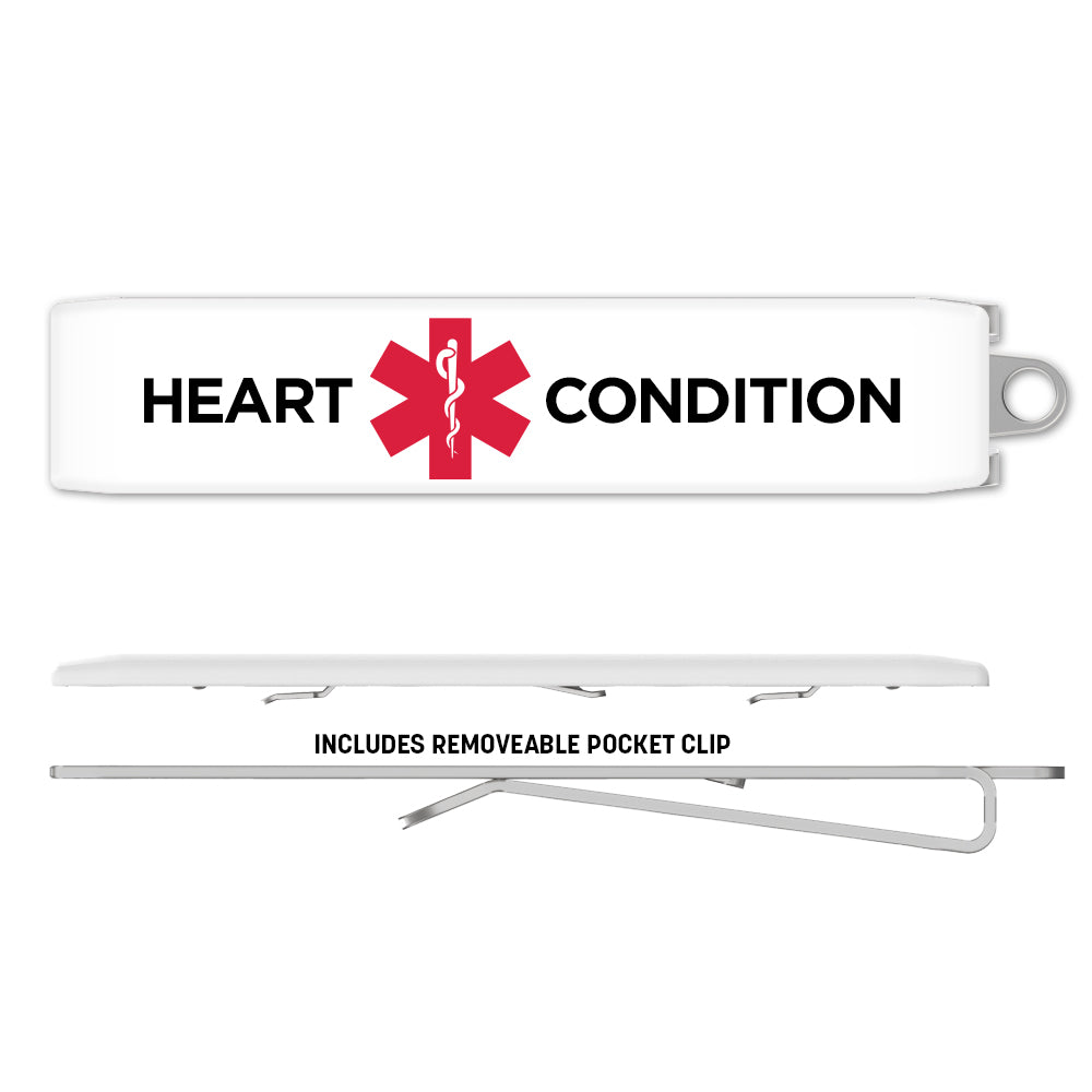 Medical Alert Clip - Heart Condition