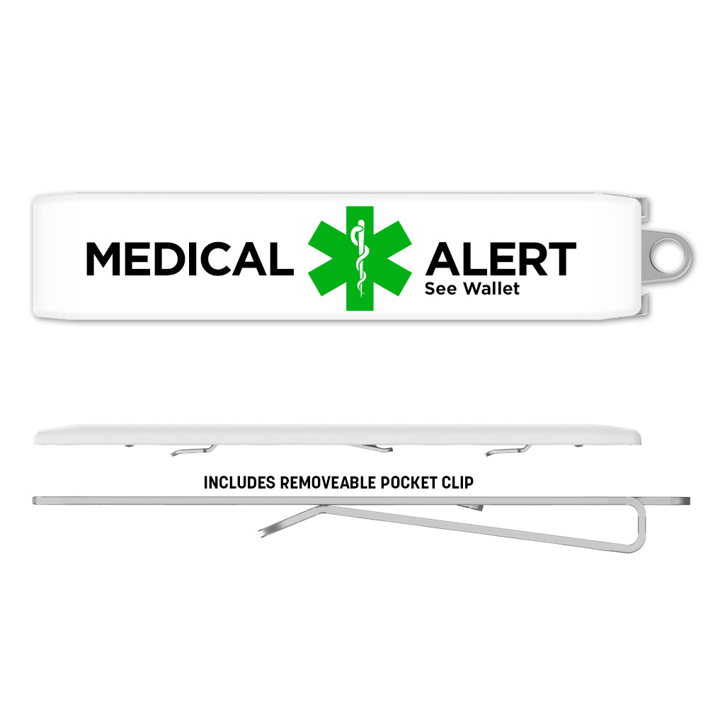 Medical Alert Clip - See Wallet
