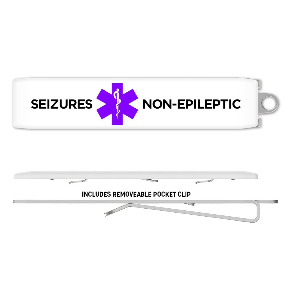 Medical Alert Clip - Seizures Non Epileptic