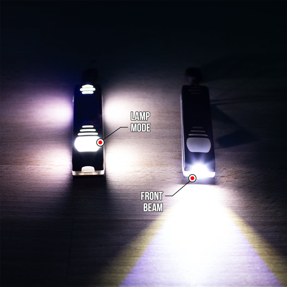 Keyport Pocket Flare 27-lumen rechargeable mini-flashlight with 2 modes - beam and lamp